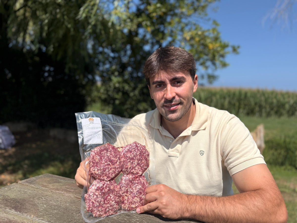 Hamburguesas sin especias de vacuno