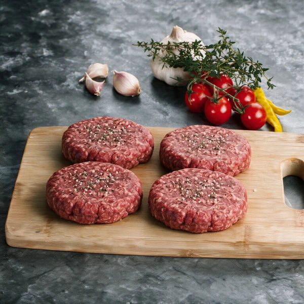 Hamburguesas de vacuno con especias