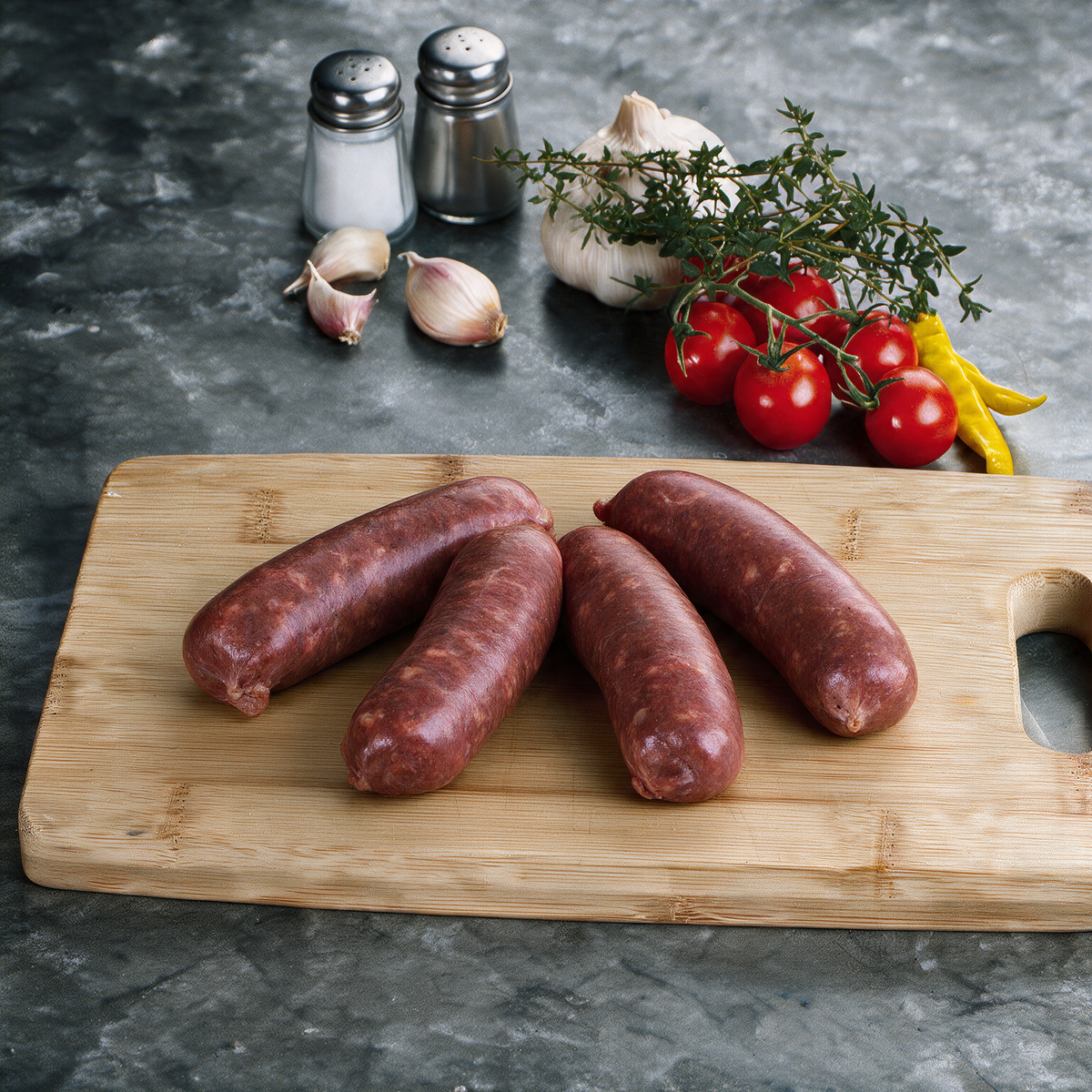 Salchichas de vacuno - Receta americana